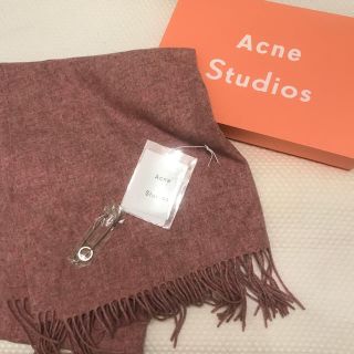 アクネ(ACNE)のAcne Studios☆マフラー☆グレーピンク☆新品(マフラー/ショール)