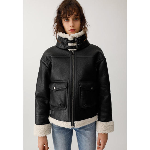 moussy B-3フライトジャケットレディース - ムートンコート