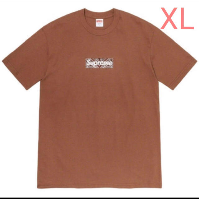 Supreme Bandana Box Logo Tee Brown XL