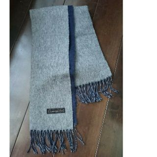 kskokuda様。専用❗カシミアwool マフラー 紺グレイ(マフラー)