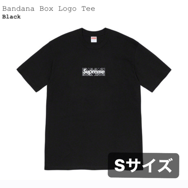 supreme Bandana Box Logo Tee BLACK 最終価格トップス