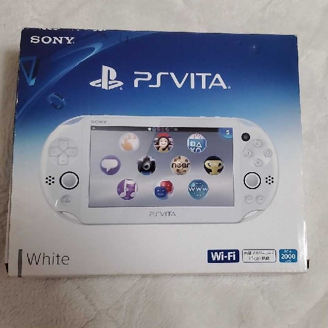 PlayStation Vita(プレイステーションヴィータ)のSONY PlayStationVITA 本体  PCH-2000 ZA12 エンタメ/ホビーのゲームソフト/ゲーム機本体(携帯用ゲーム機本体)の商品写真