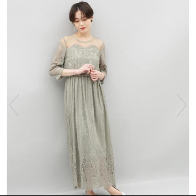 アダムエロペ by すー's shop｜ラクマ チュールパネルレースドレスの通販 国産新品