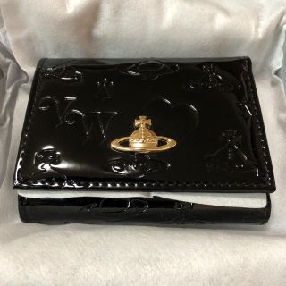 新品　Vivienne Westwood 三つ折り財布　エナメル　ミニウォレット