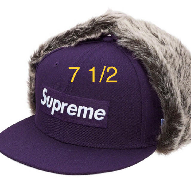 supreme Earflap New Era® 紫　7 1/2メンズ