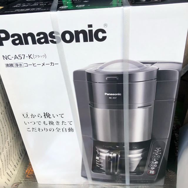 Panasonic(パナソニック)のPanasonic沸騰浄水コーヒーメーカー☆全自動 スマホ/家電/カメラの調理家電(コーヒーメーカー)の商品写真