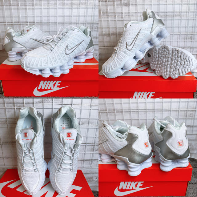 【新品・最安値】NIKE SHOX TL ナイキ ショックス ホワイト 26cm