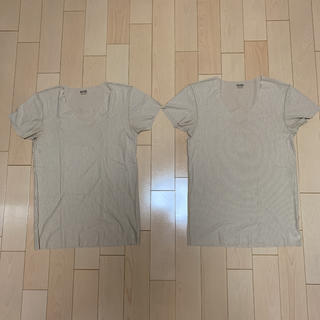 ユニクロ(UNIQLO)のユニクロ ヒートテック シームレス VネックTシャツ 2枚(Tシャツ/カットソー(半袖/袖なし))