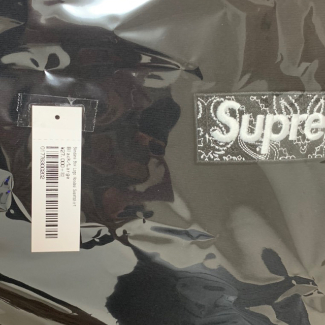 Supreme(シュプリーム)の【L】Bandana Box Logo Hooded Sweatshirt メンズのトップス(パーカー)の商品写真