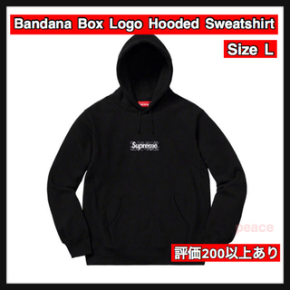 シュプリーム(Supreme)の【L】Bandana Box Logo Hooded Sweatshirt(パーカー)