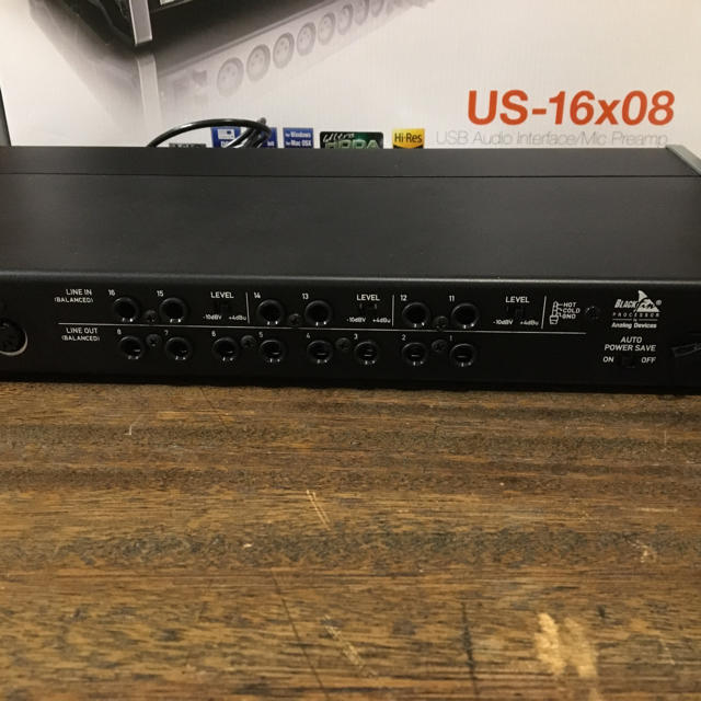 TASCAM US-16×08 USBオーディオインターフェイス 楽器のDTM/DAW(オーディオインターフェイス)の商品写真