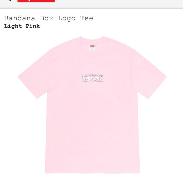 Tシャツ/カットソー(半袖/袖なし)supreme Bandana Box Logo Tee