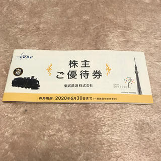 東武鉄道　株主優待　冊子1冊(その他)