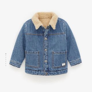 ザラキッズ(ZARA KIDS)のザラ　リバーシブル　デニム　ボア　ジャケット　(ジャケット/上着)