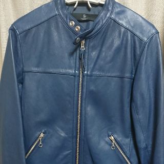BEAUTY&YOUTH UNITED ARROWS(ライダースジャケット ・ ブルー BEAUTY&YOUTH UNITED ARROWS(ライダースジャケット ・ ブルー