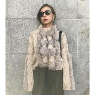 アメリヴィンテージ(Ameri VINTAGE)のAMERI. 美品★FUR KNIT★(ニット/セーター)