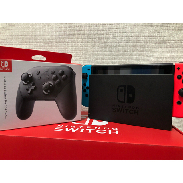 Nintendo Switch(本体)+専用プロコントローラー