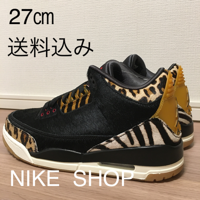 NIKE(ナイキ)の27㎝‼️送料込み‼️AIR JORDAN 3 ANIMAL INSTINCT メンズの靴/シューズ(スニーカー)の商品写真