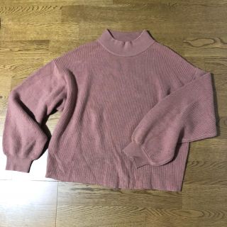 マウジー(moussy)のmoussy ピンク ニット(ニット/セーター)