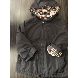 バーバリー(BURBERRY)の専用　バーバリー ウィンドブレーカー キッズ 110 黒 男女 冬 秋(ジャケット/上着)