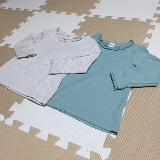 H&M(エイチアンドエム)のH&M ロンT2枚セット キッズ/ベビー/マタニティのベビー服(~85cm)(Ｔシャツ)の商品写真