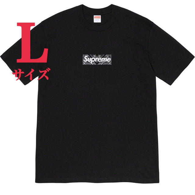 Bandana Box Logo Tee Black LTシャツ/カットソー(半袖/袖なし)