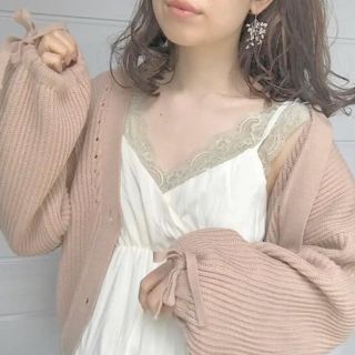 node.  ribbon cardigan(カーディガン)