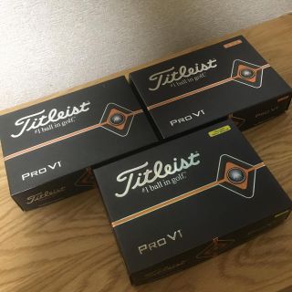 タイトリスト(Titleist)の新品　2019 タイトリスト  プロV1  3ダース(その他)