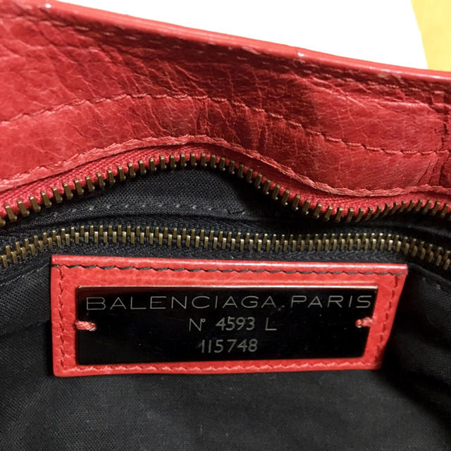 BALENCIAGA バレンシアガ シティ 赤 希少商品 レア