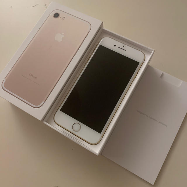 スマートフォン/携帯電話Kikawa 専用iPhone7 32ギガ ゴールド SIMフリー