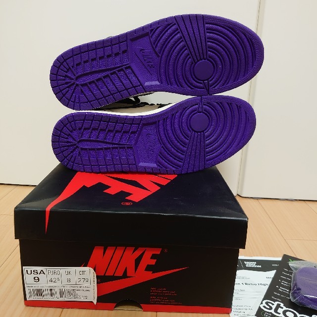 NIKE(ナイキ)のNIKE Air Jordan 1 high Court purple メンズの靴/シューズ(スニーカー)の商品写真