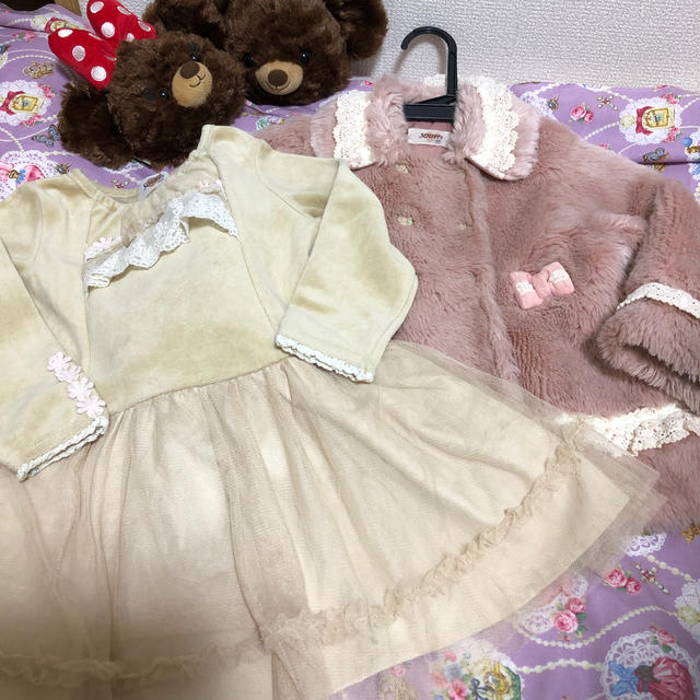 Souris(スーリー)の専用❤️souris❤️SET❤️ キッズ/ベビー/マタニティのキッズ服女の子用(90cm~)(ワンピース)の商品写真