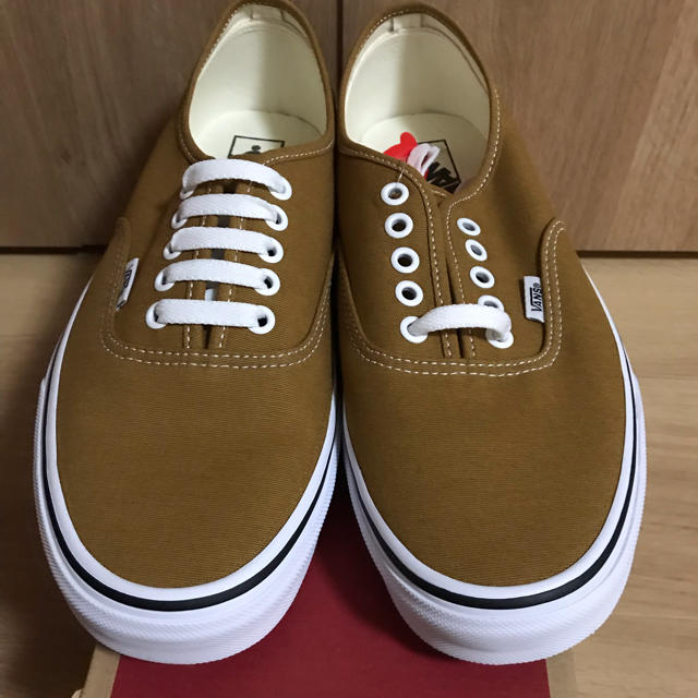 Vans 新品vans バンズ 海外企画オーセンティック 28 5cmブラウン