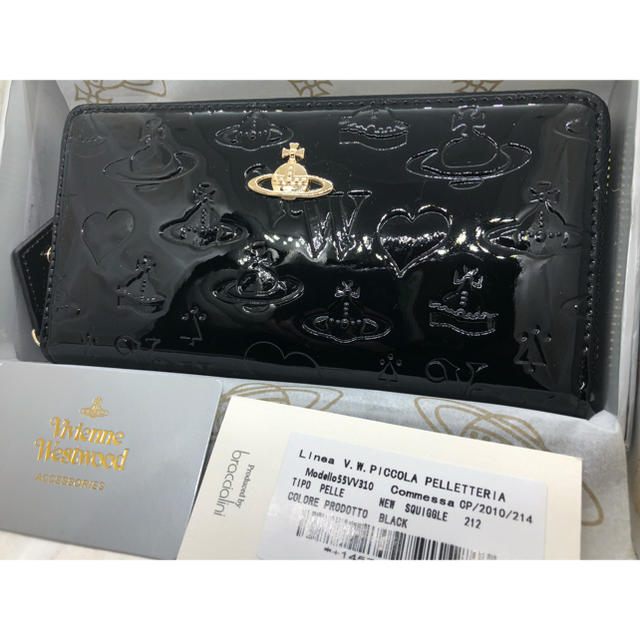 Vivienne Westwood - ヴィヴィアン　ウエストウッド　長財布　エナメル　黒　新品未使用の通販 by ぷーちゃん's shop