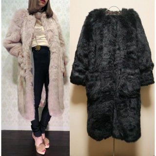 the virgins ファーコート fur coat ピンク 薄ピンク 【格安SALE ...