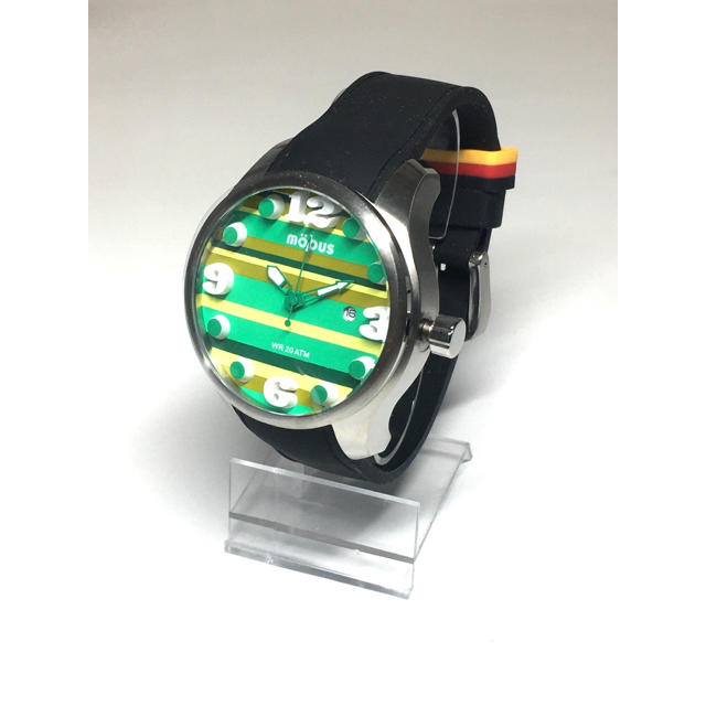 ロジェデュブイ偽物 時計 評価 | mobus - モーブス  20気圧ウォッチ   グリーンの通販 by mahoppy's shop