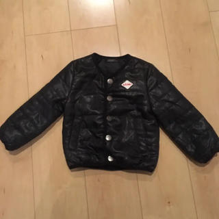 シマムラ(しまむら)のブラック 中綿 ジャケット コート ダウンコート ジャンパー 西松屋 90 95(ジャケット/上着)