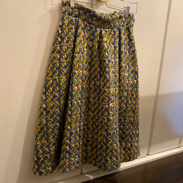 ANGLOBAL SHOP(アングローバルショップ)のミックスツイードフレアスカート レディースのスカート(ひざ丈スカート)の商品写真