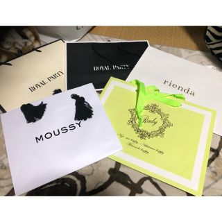 マウジー(moussy)のriendaショッパー(ショップ袋)