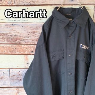 カーハート(carhartt)の【希少】カーハート 90s ビッグシルエット 企業ロゴ  FRライン XL(シャツ)