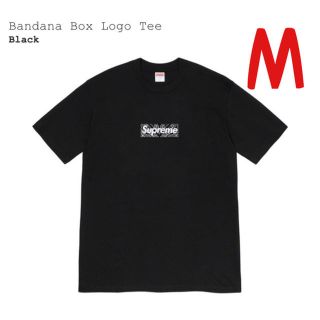 シュプリーム(Supreme)のSupreme Bandana Box Logo Tee Black M(Tシャツ/カットソー(半袖/袖なし))