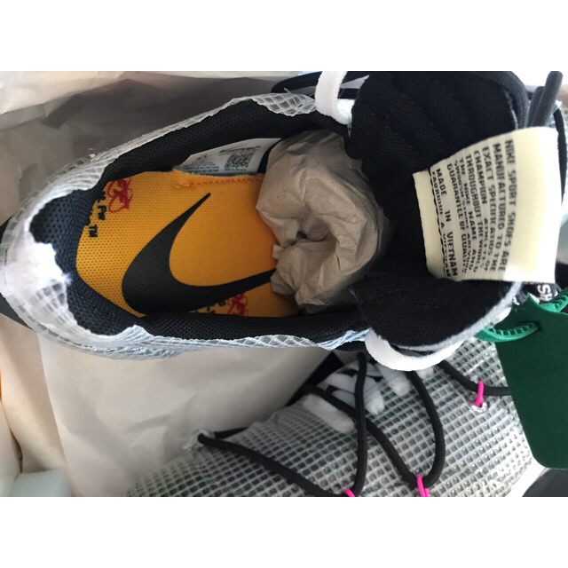 国内最安値! NIKE off-white ナイキオフホワイトヴェイパーマックス