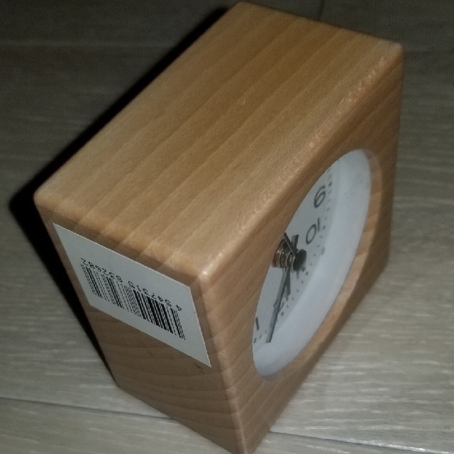 MUJI (無印良品)(ムジルシリョウヒン)のブナ材時計　無印良品 インテリア/住まい/日用品のインテリア小物(置時計)の商品写真