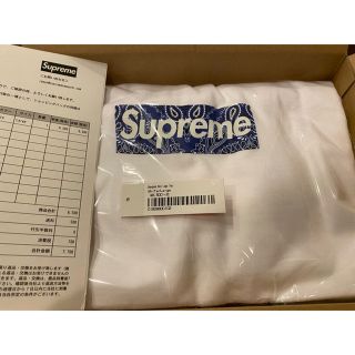 シュプリーム(Supreme)のSupreme Bandana Box Logo Tee White Large(Tシャツ/カットソー(半袖/袖なし))