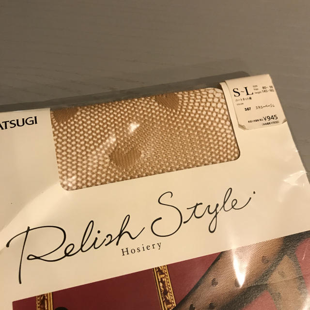 Atsugi(アツギ)のATSUGI /Relish Style ハートネット柄タイツ レディースのレッグウェア(タイツ/ストッキング)の商品写真