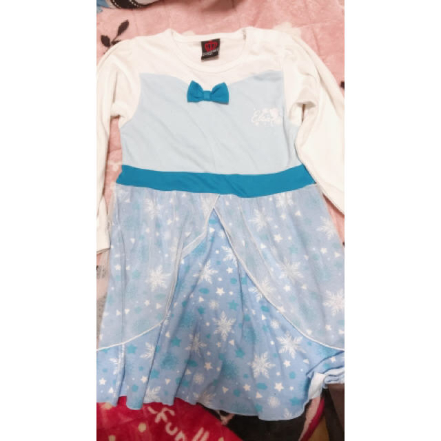 BABYDOLL(ベビードール)のベビードール　アナ雪　エルサ　コスプレ　 キッズ/ベビー/マタニティのキッズ服女の子用(90cm~)(ワンピース)の商品写真