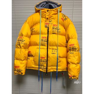 オフホワイト(OFF-WHITE)の新品【 OFF-WHITE 】INDUSTRIAL ZIPPED PUFFER(ダウンジャケット)