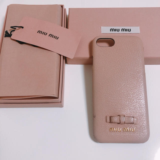 miumiu - 最終値下げ miumiu iphoneケースの通販 by Sophie's shop｜ミュウミュウならラクマ