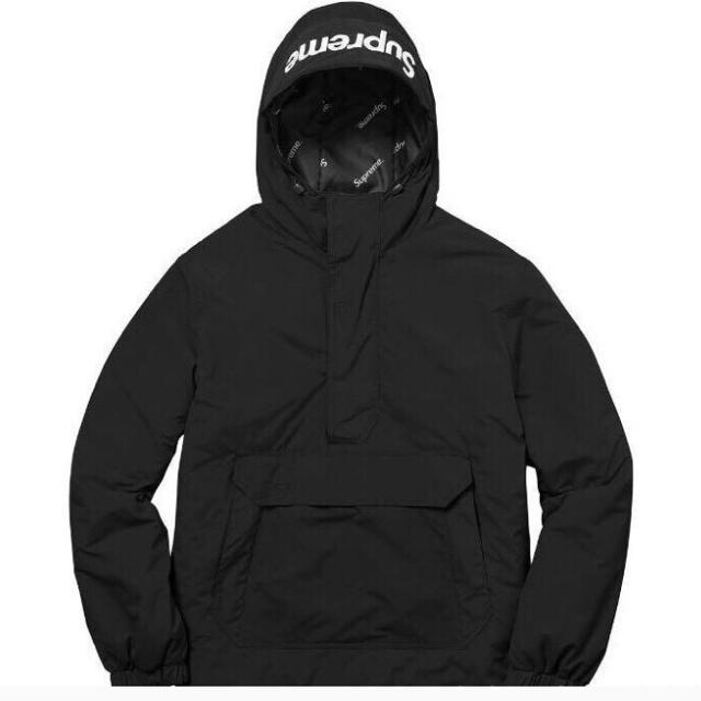 Hooded Logo Half Zip Pullover