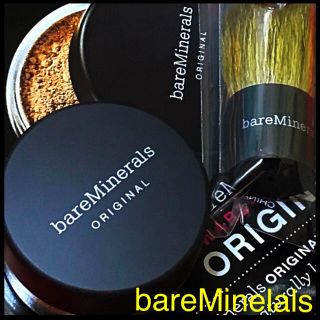 ベアミネラル(bareMinerals)の新品♡オリジナルファンデーション＆ミニ ブキブラシ セット♡ベアミネラル(ファンデーション)